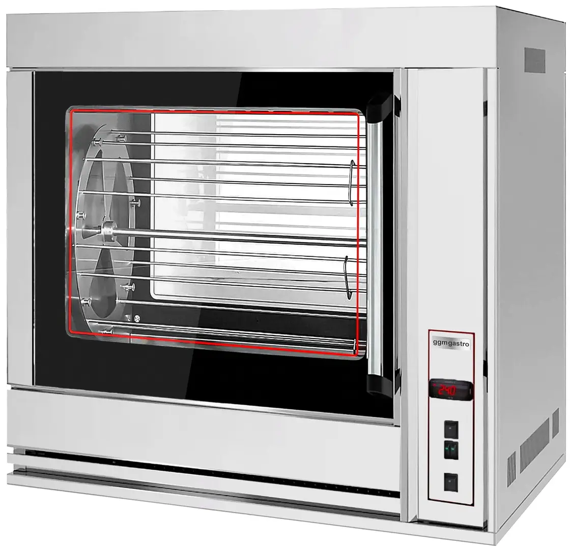 Гриль для кур электрический GGM Gastro EM742C (Inox)