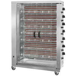 Гриль для кур электрический GGM Gastro EM742E-B (Inox)