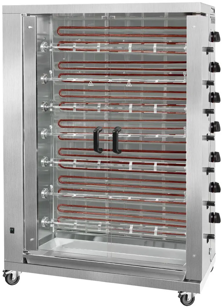 Гриль для кур электрический GGM Gastro EM742E-B (Inox)