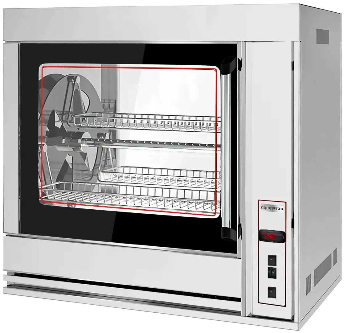 Grill electric pentru pui GGM Gastro EM742KC (Inox)