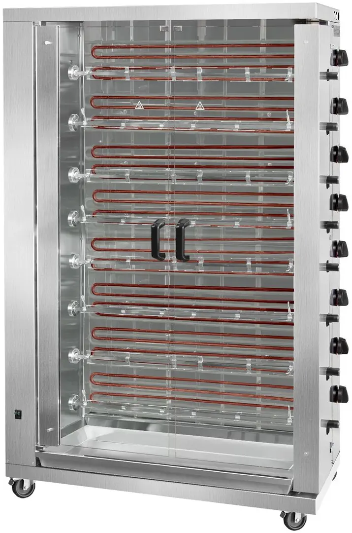 Гриль для кур электрический GGM Gastro EM848E-B (Inox)