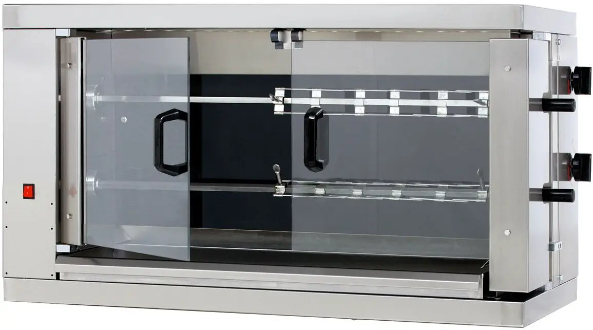 Гриль для кур электрический GGM Gastro HGEM212-B (Inox)
