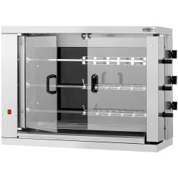 Гриль для кур электрический GGM Gastro HGEM318-B (Inox)