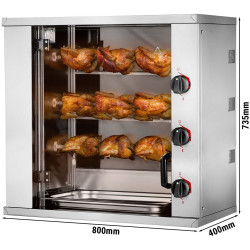 Grill electric pentru pui GGM Gastro MHGEM39 (Inox) Thumb