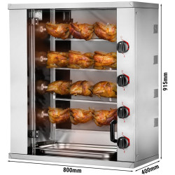 Grill electric pentru pui GGM Gastro MHGEM412 (Inox) Thumb