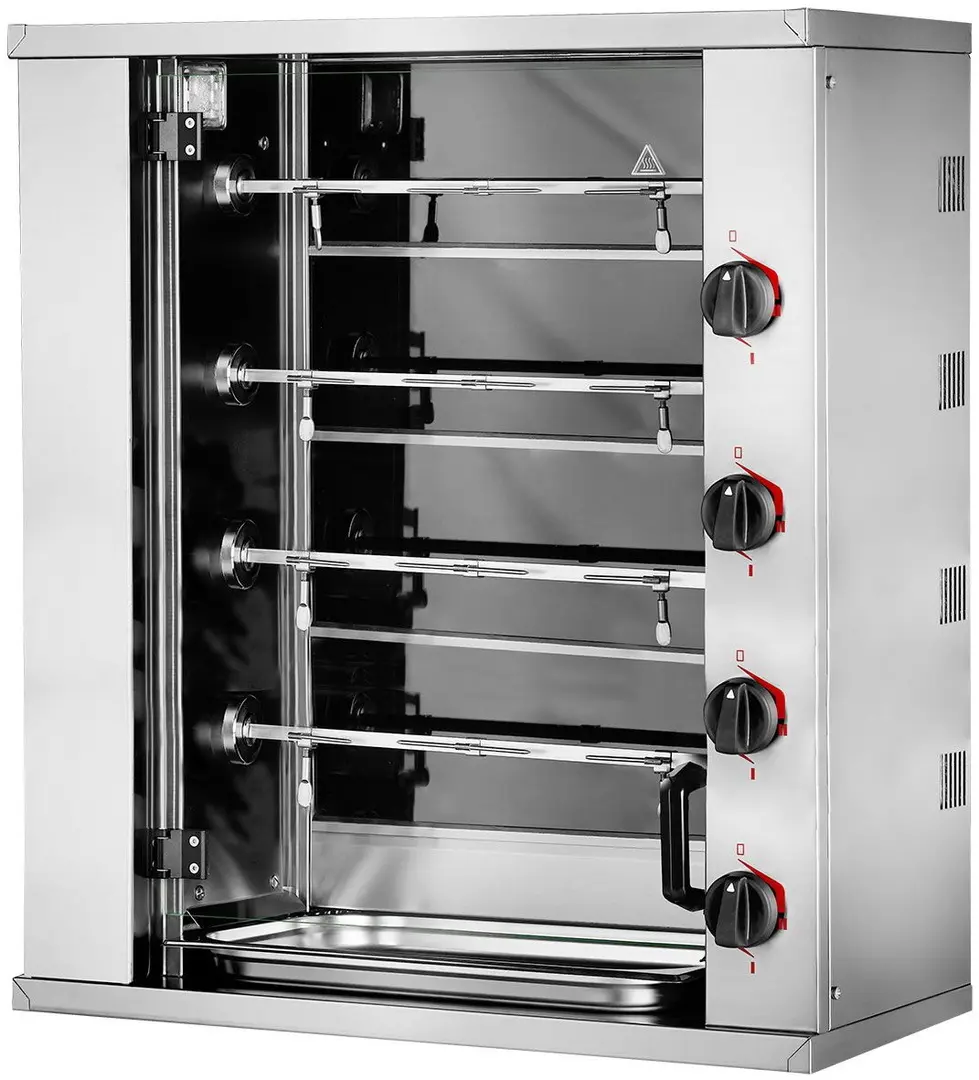 Grill electric pentru pui GGM Gastro MHGEM412 (Inox)