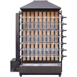 Гриль для кур на углях GGM Gastro HKGM742 (Black)