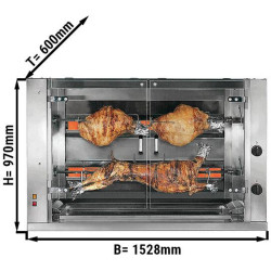 Гриль для ягнят и поросят GGM Gastro LEM2 (Inox) Thumb