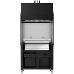 Гриль на углях GGM Gastro Berlin HKGE1000S#KGE800 (Black/Inox) Thumb
