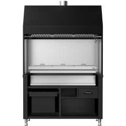 Гриль на углях GGM Gastro Berlin HKGE1400S#KGE1200 (Black/Inox) Thumb