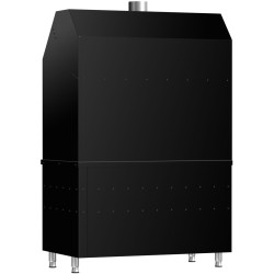 Гриль на углях GGM Gastro Berlin HKGE1400S#KGE1200 (Black/Inox) Thumb