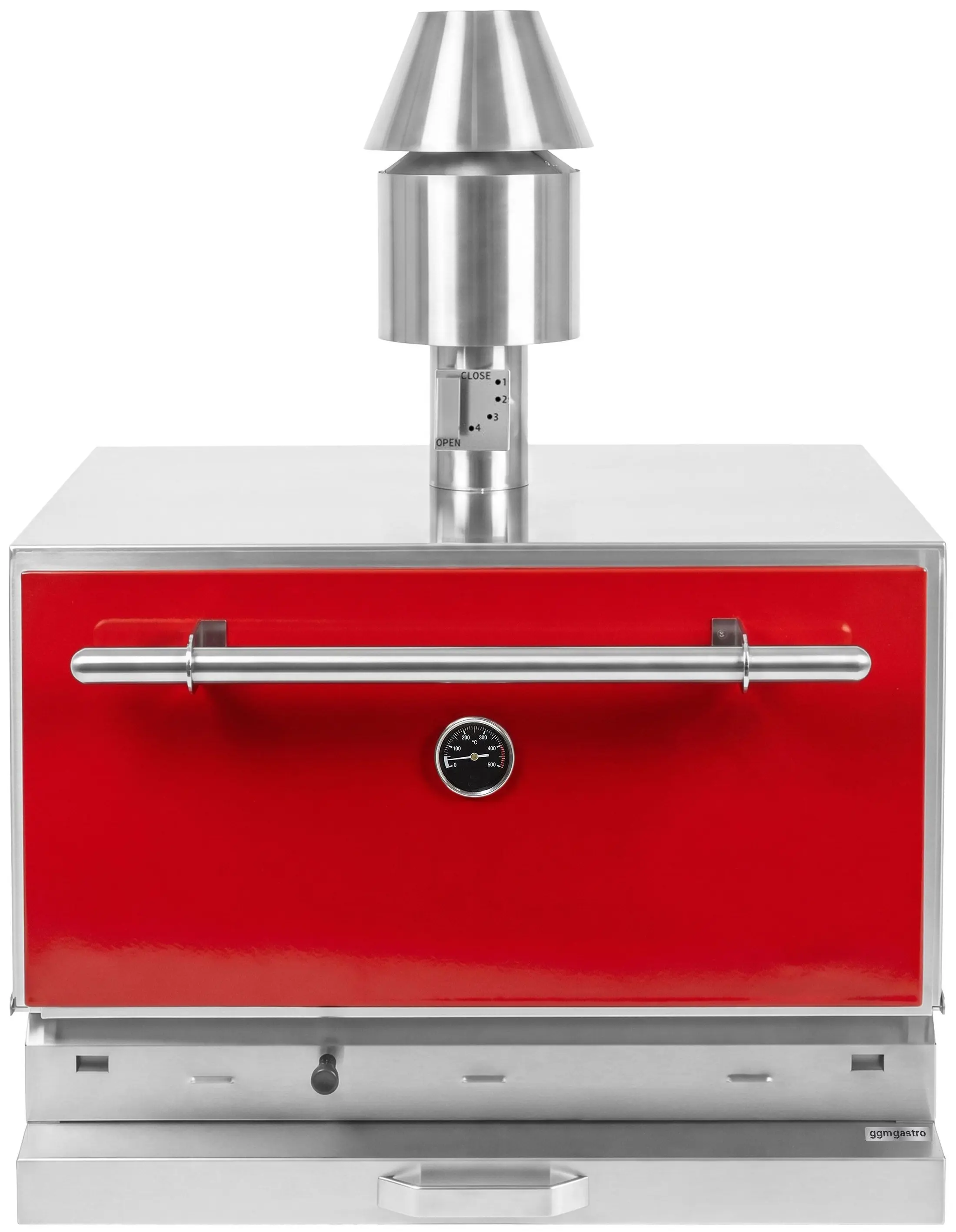 Гриль на углях GGM Gastro CHOE761 (Red/Inox) - 2