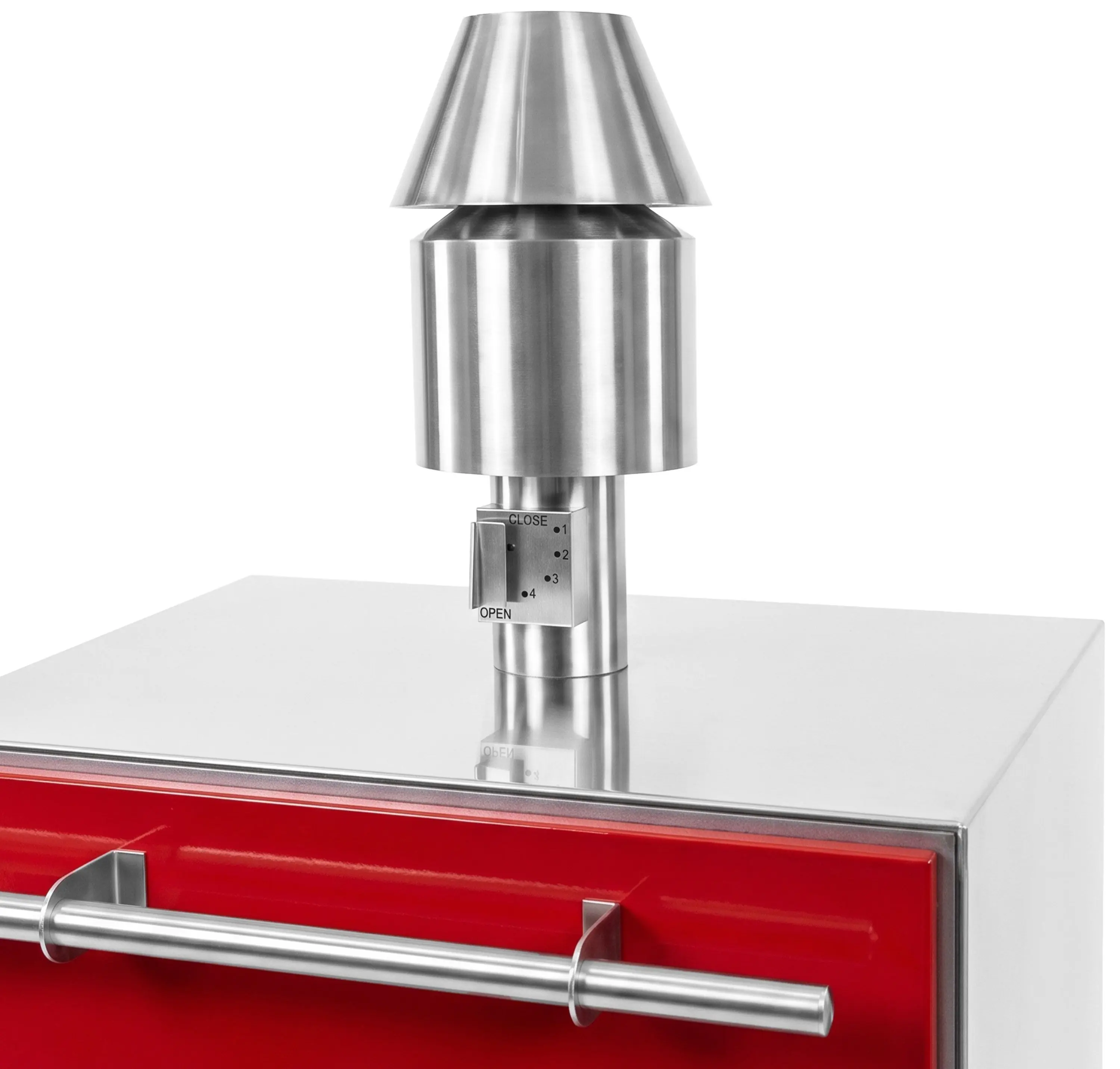Гриль на углях GGM Gastro CHOE761 (Red/Inox) - 6