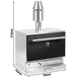 Гриль на углях GGM Gastro CHOE761S (Black/Inox) Thumb