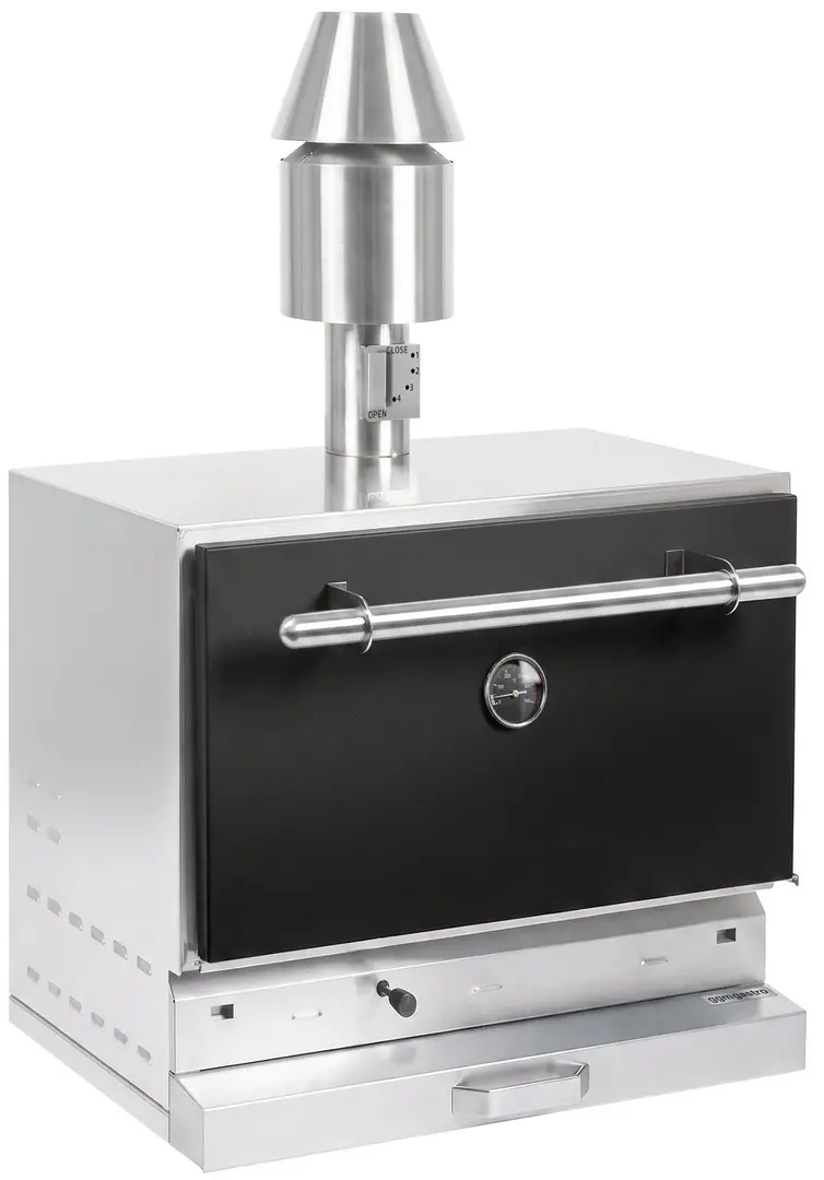 Гриль на углях GGM Gastro CHOE761S (Black/Inox)