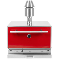 Гриль на углях GGM Gastro CHOE881R (Red/Inox) Thumb