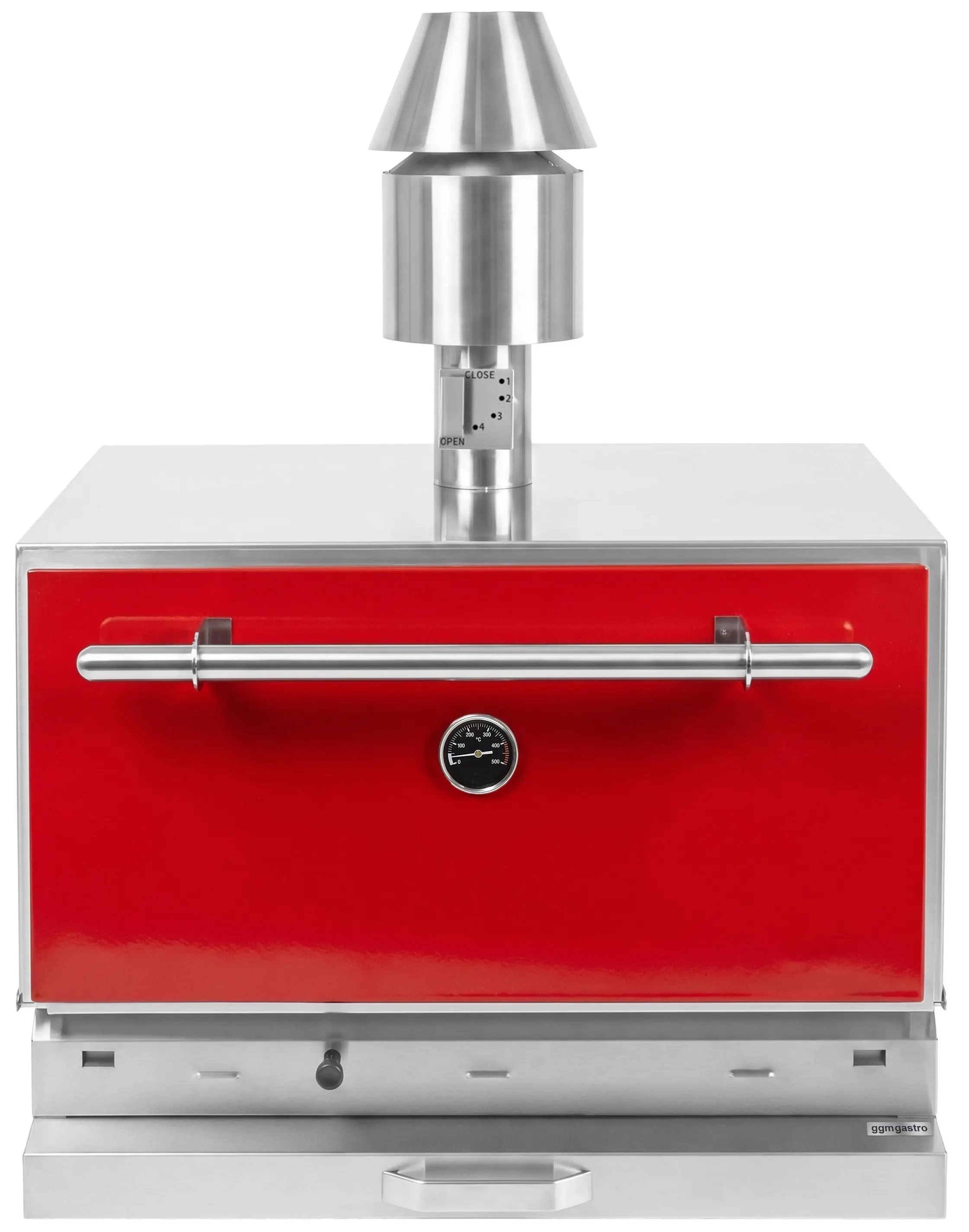 Гриль на углях GGM Gastro CHOE881R (Red/Inox) - 2