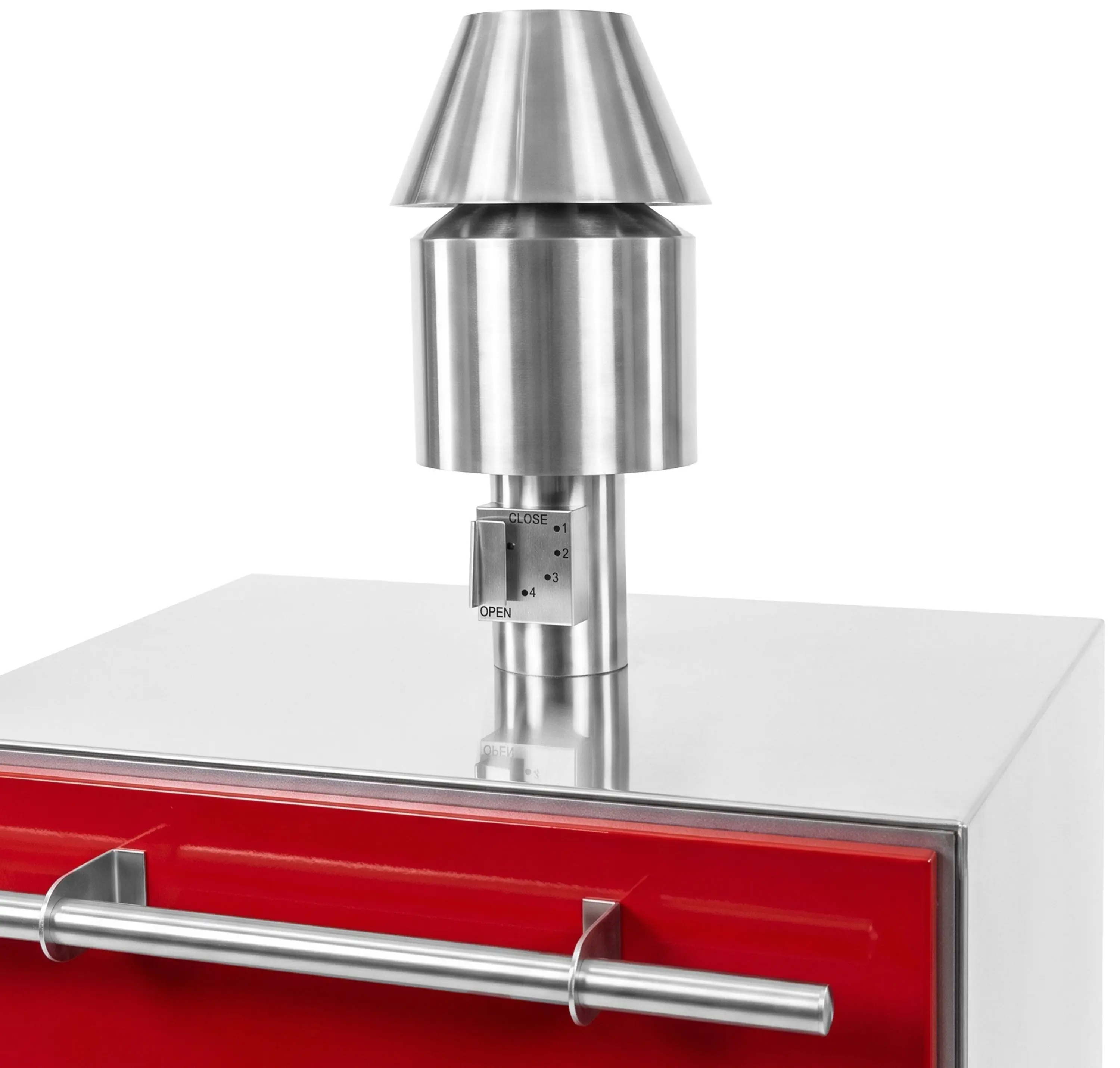 Гриль на углях GGM Gastro CHOE881R (Red/Inox) - 6