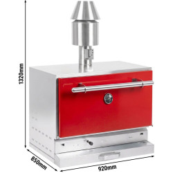 Гриль на углях GGM Gastro CHOE881R (Red/Inox) Thumb