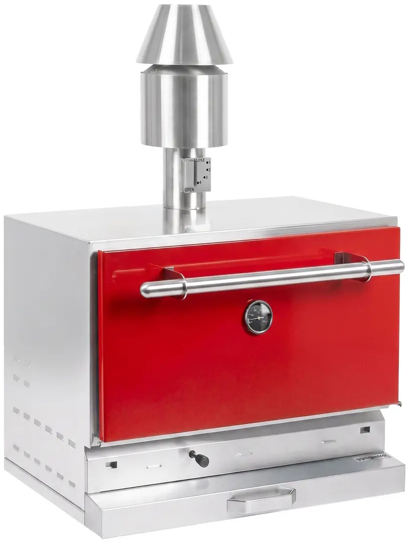 Гриль на углях GGM Gastro CHOE881R (Red/Inox)