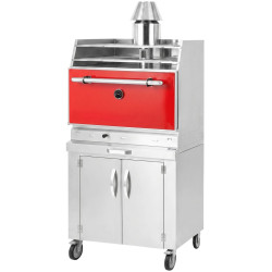 Гриль на углях GGM Gastro CHOE881R#UB#RA (Red/Inox) Thumb