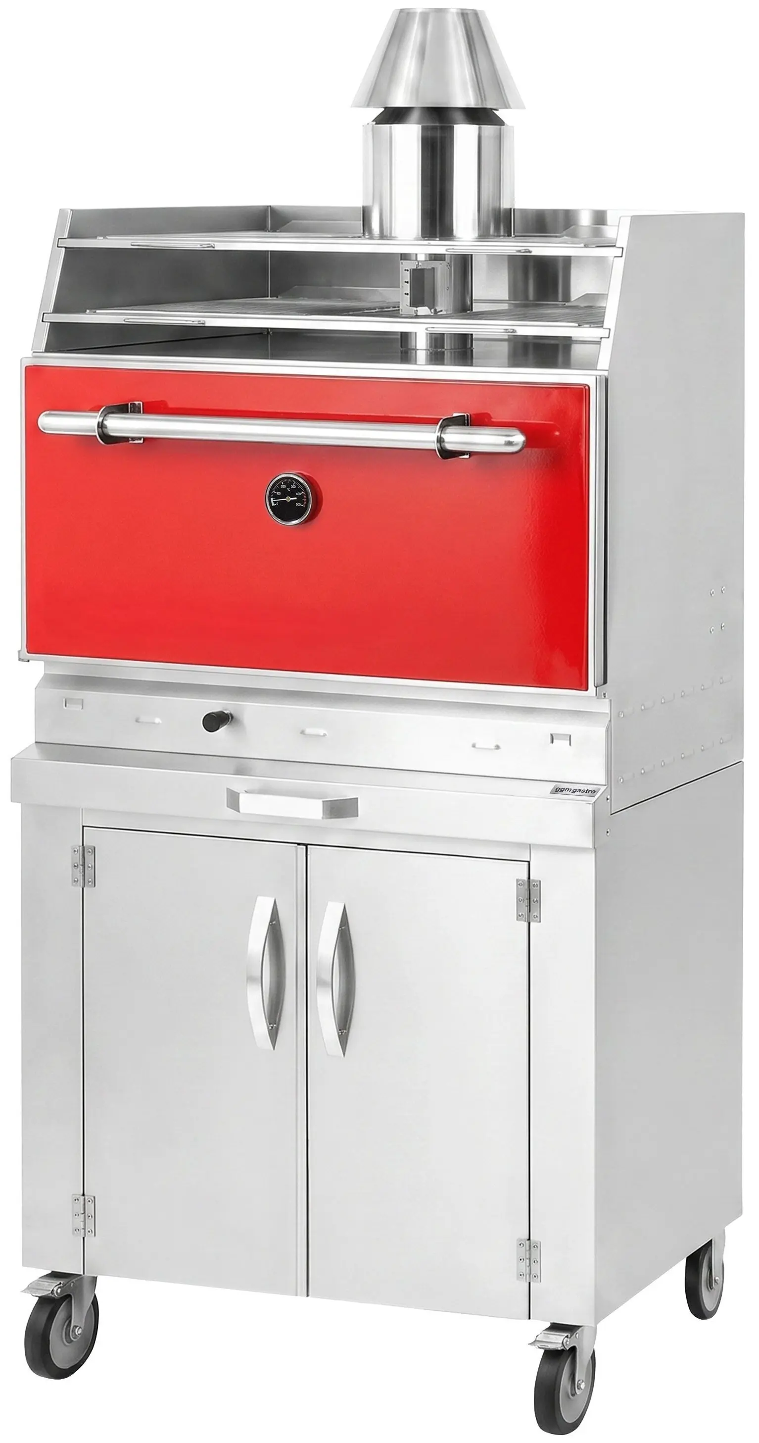 Гриль на углях GGM Gastro CHOE881R#UB#RA (Red/Inox) - 3