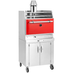 Гриль на углях GGM Gastro CHOE881R#UB#RA (Red/Inox)