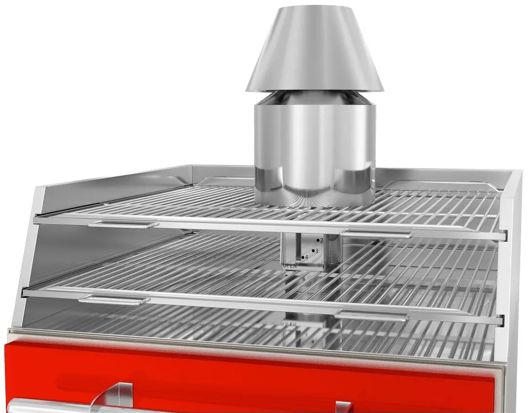 Гриль на углях GGM Gastro CHOE881R#UB#RA (Red/Inox) - 5