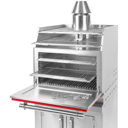 Гриль на углях GGM Gastro CHOE881R#UB#RA (Red/Inox) Thumb