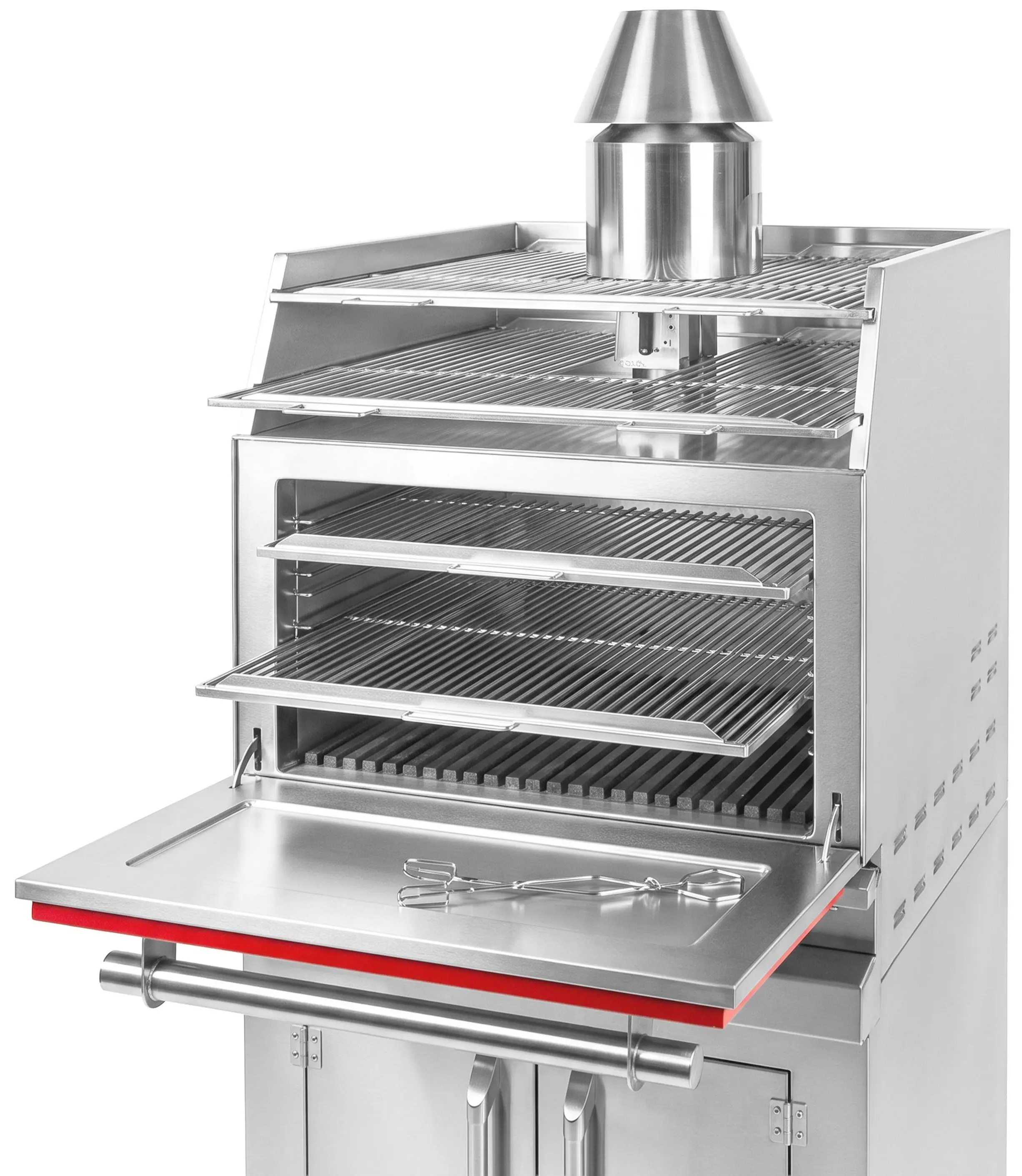 Гриль на углях GGM Gastro CHOE881R#UB#RA (Red/Inox) - 7