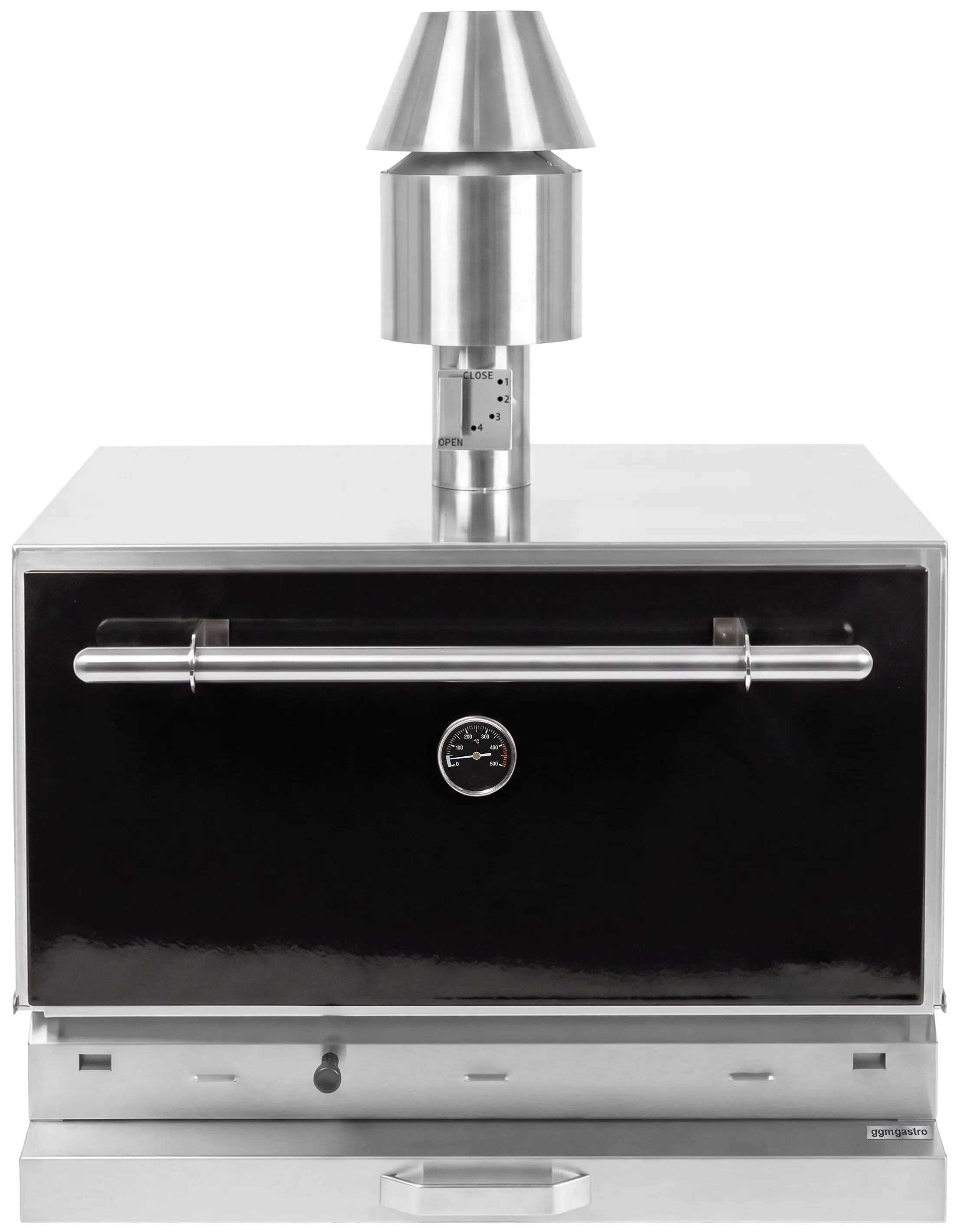 Гриль на углях GGM Gastro CHOE881S (Black/Inox) - 2