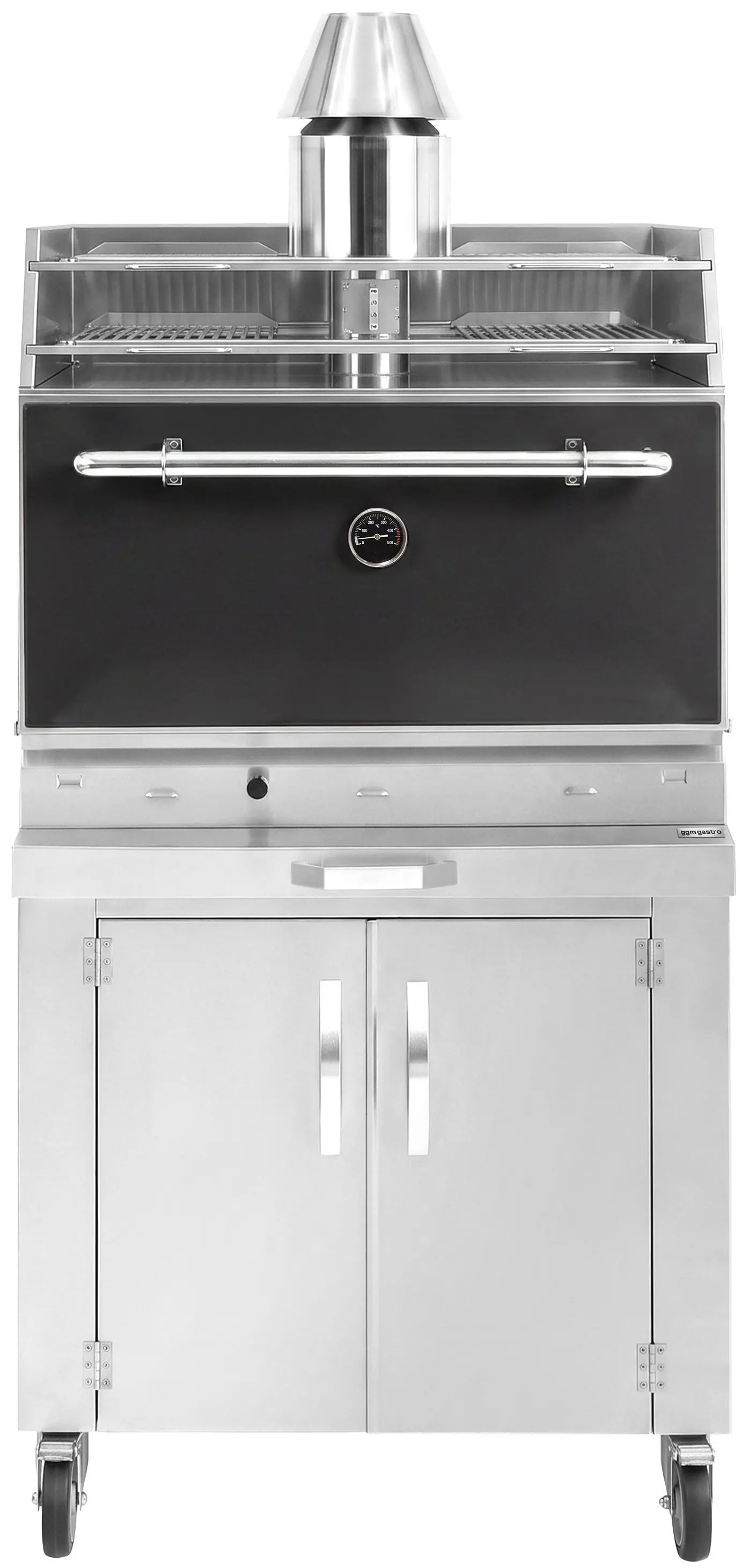 Гриль на углях GGM Gastro CHOE881S#UB#RA (Black/Inox) - 2