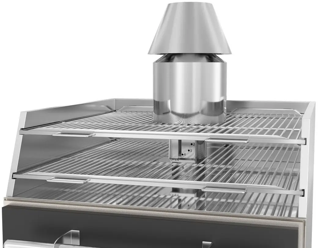 Гриль на углях GGM Gastro CHOE881S#UB#RA (Black/Inox) - 5