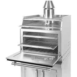 Гриль на углях GGM Gastro CHOE881S#UB#RA (Black/Inox) Thumb