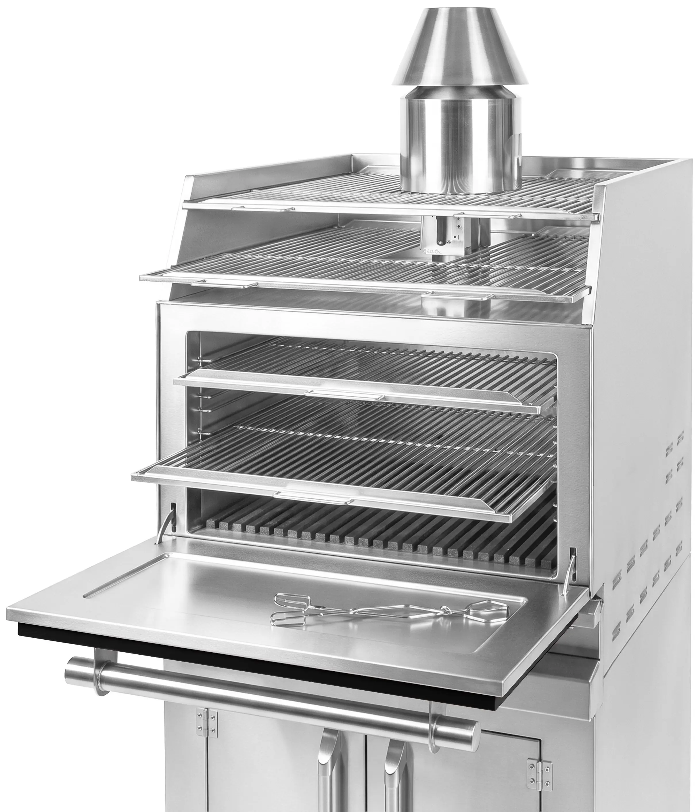 Гриль на углях GGM Gastro CHOE881S#UB#RA (Black/Inox) - 8
