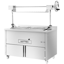Гриль на углях GGM Gastro HKGLE120 (Inox) Thumb