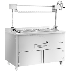 Гриль на углях GGM Gastro HKGLE120 (Inox)