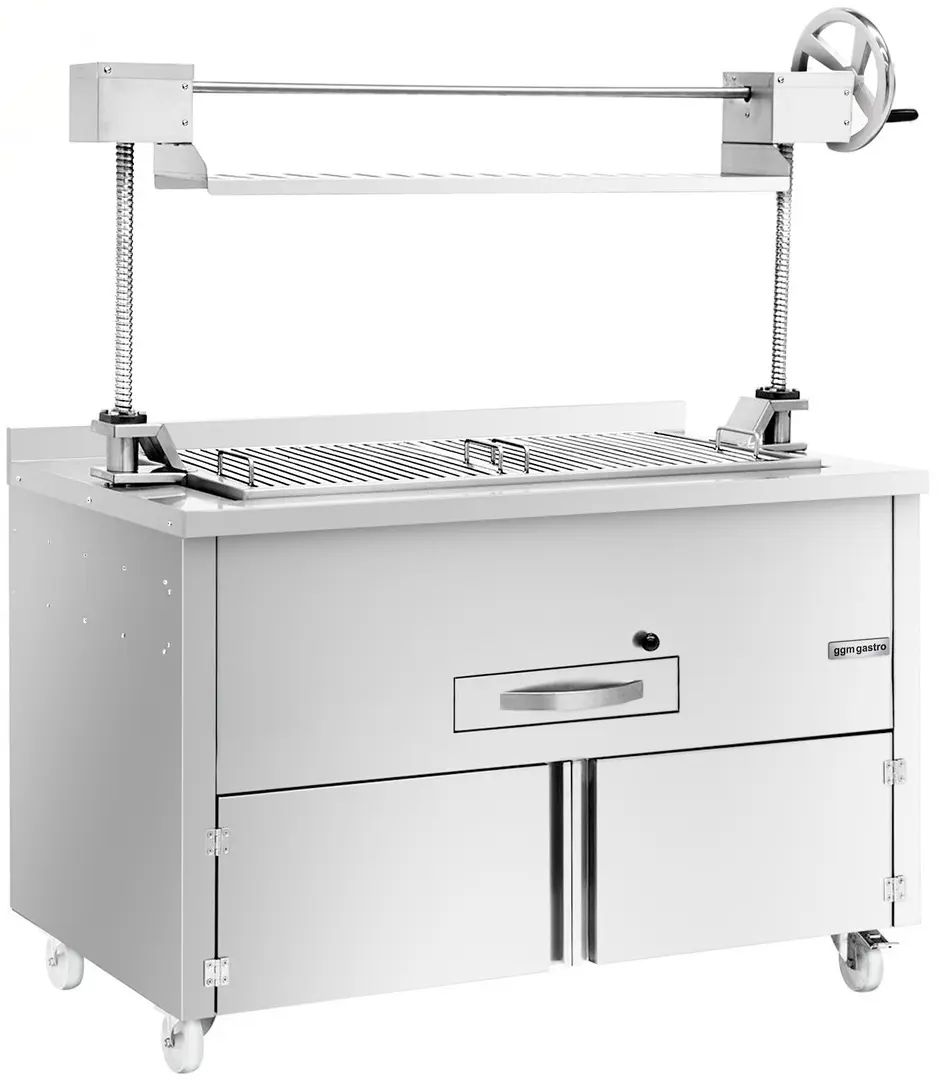 Гриль на углях GGM Gastro HKGLE120 (Inox)
