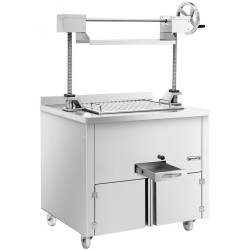 Гриль на углях GGM Gastro HKGLE80 (Inox) Thumb