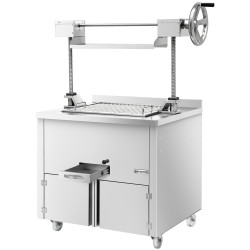 Гриль на углях GGM Gastro HKGLE80 (Inox) Thumb