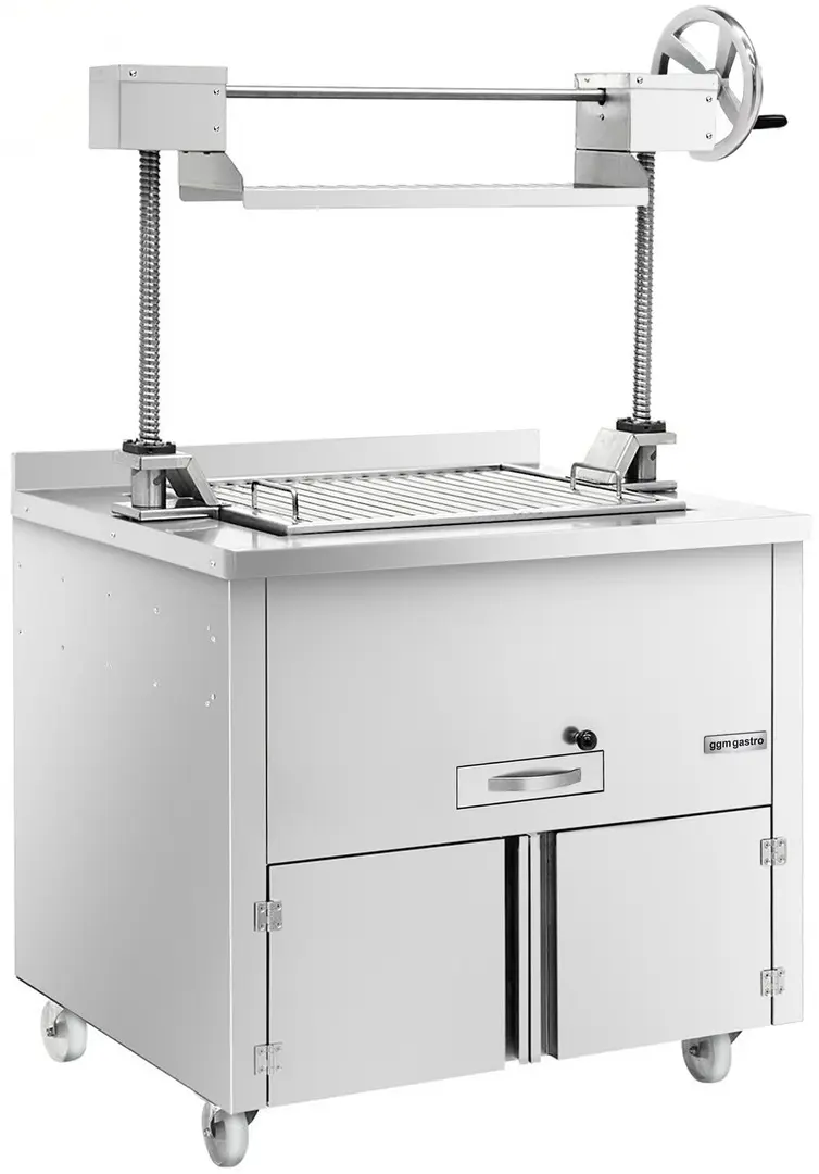 Гриль на углях GGM Gastro HKGLE80 (Inox)