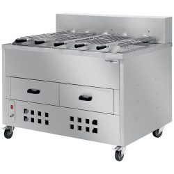 Гриль на углях GGM Gastro HKGRE5 (Inox)