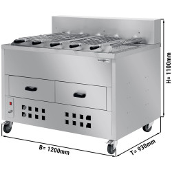Гриль на углях GGM Gastro HKGRE5 (Inox) Thumb
