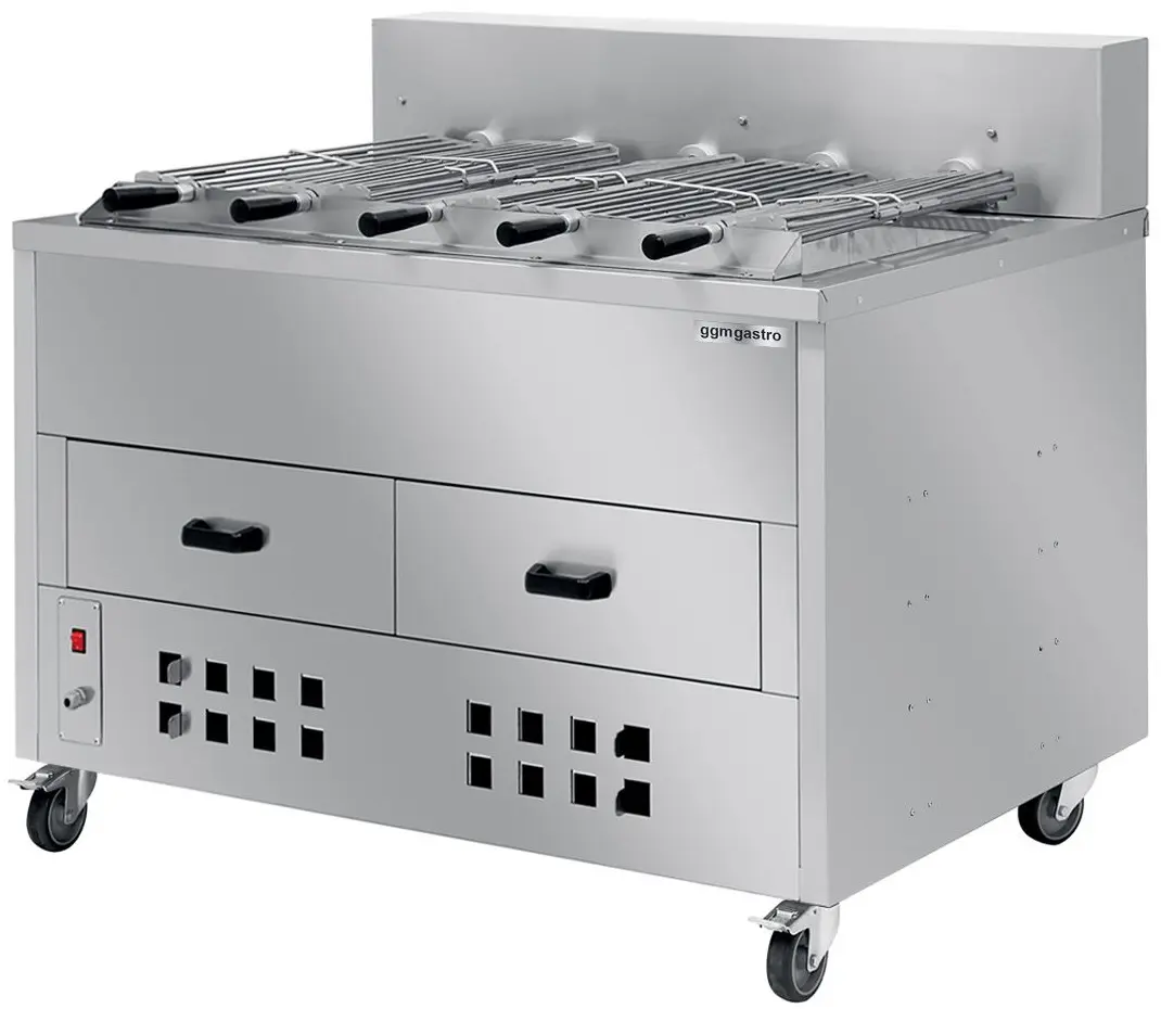 Гриль на углях GGM Gastro HKGRE5 (Inox)