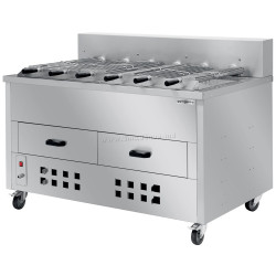 Гриль на углях GGM Gastro HKGRE6 (Inox)
