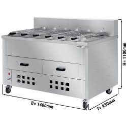 Гриль на углях GGM Gastro HKGRE6 (Inox) Thumb