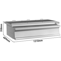 Гриль на углях GGM Gastro KGE1200 (Inox) Thumb