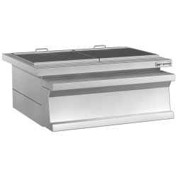 Гриль на углях GGM Gastro KGE800 (Inox)