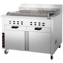 Гриль на углях GGM Gastro KHGE15H (Inox) Thumb