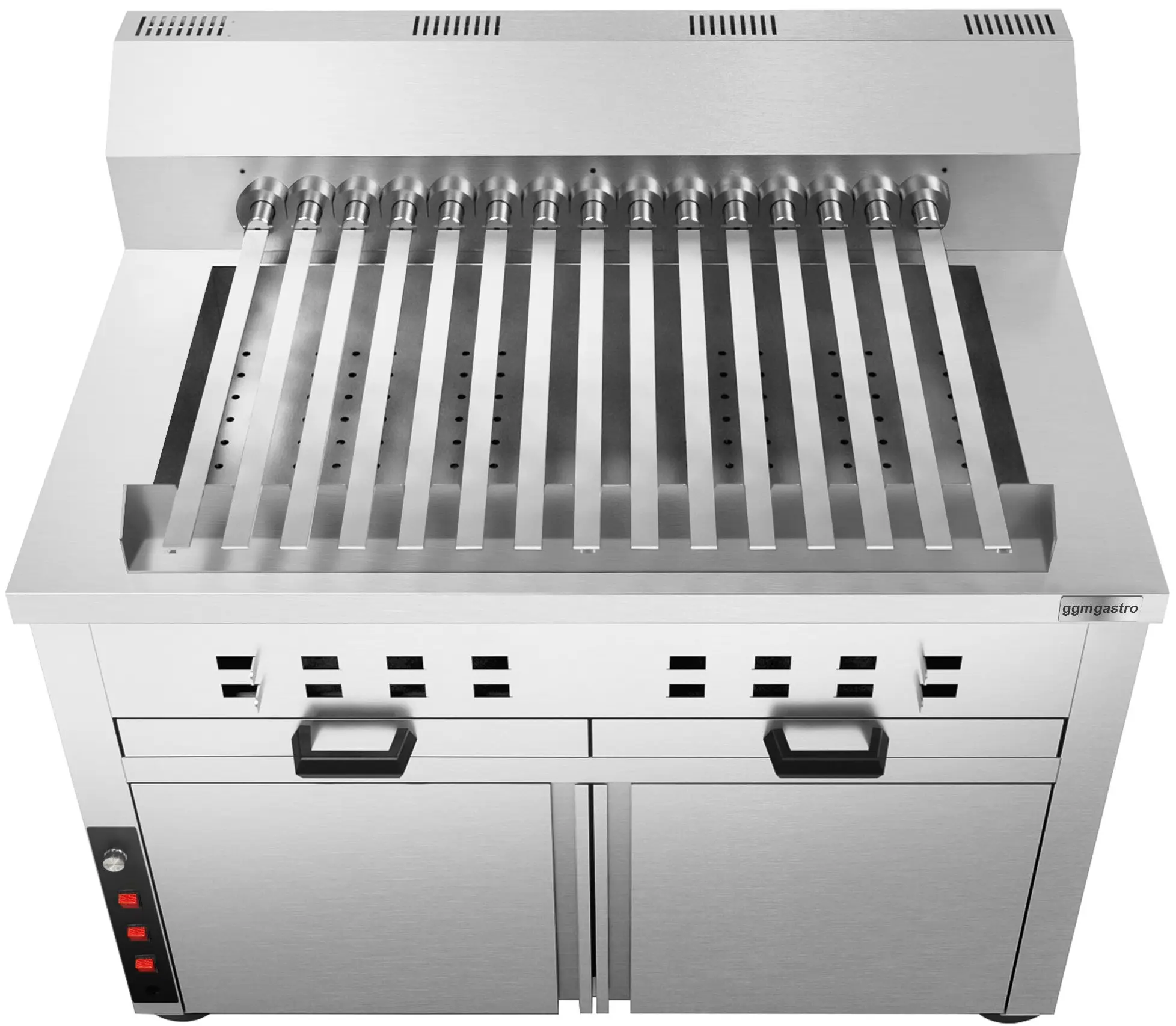 Гриль на углях GGM Gastro KHGE15H (Inox) - 4